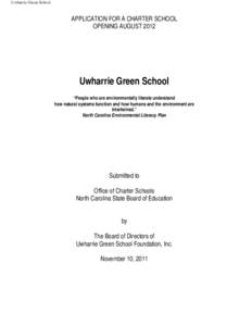 Microsoft Word - Uwharrie Green School Charter Application