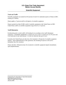 Microsoft Word - Scientific Equipment.doc