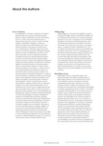 About the Authors  Scott C. Beardsley Scott Beardsley is a Director in McKinsey & Company’s Brussels Office and a member of McKinsey’s global Board of Directors (Shareholders Council). Since joining