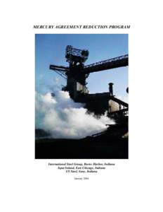Occupational safety and health / Burns Harbor /  Indiana / Mercury regulation in the United States / Matter / Chemistry / Mercury