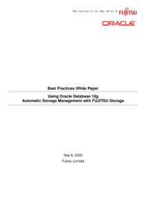 ASM Best Prractices White Paper