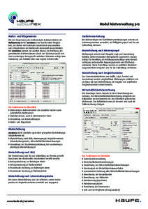 Modul Mietverwaltung pro  Mahn- und Klagewesen Staffelmieterhöhung