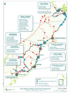 Picton - Blenheim  Two bridges ($2,250,000) •Wairau River Bridge •Spring Creek Bridge