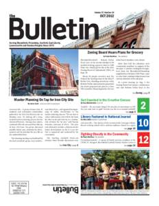Volume 37, Number 10  OCT 2012 Serving Bloomfield, Friendship, Garfield, East Liberty, Lawrenceville and Stanton Heights Since 1975