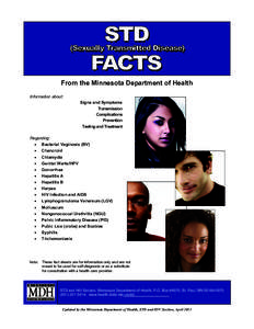 STD FACTS:   - MN Dept of Health