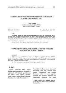 G.Ü. KIRŞEHİR EĞİTİM FAKÜLTESİ DERGİSİ, Cilt 5, Sayı 1, (2004), [removed]