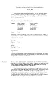 Microsoft Word - MINUTESDICKSONCOUNTYCOMMISSION07-18-11