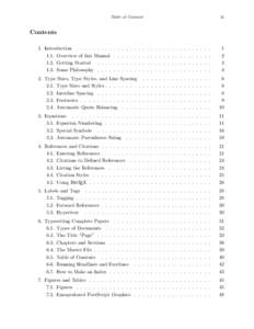 Typography / Printing / Desktop publishing software / Donald Knuth / TeX / Table of contents / Macro / Floating block / Publishing / Indexing / Typesetting