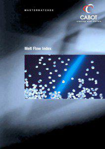 MASTERBATCHES  Melt Flow Index