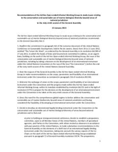 Marine protected area / Oceanography / United Nations General Assembly / United Nations Conference on Sustainable Development / International relations / Earth / Post–Kyoto Protocol negotiations on greenhouse gas emissions / Outline of the United Nations / Environment / Fisheries science / Marine conservation