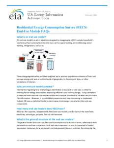 Energy economics / Heating /  ventilating /  and air conditioning / Technology / Energy in the United States / Regression analysis / Energy Star / Energy Information Administration / Economic model / Linear regression / Energy / Statistics / Econometrics