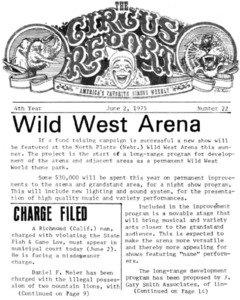 Circus Report, June 2, 1975, Vol. 4, No. 22