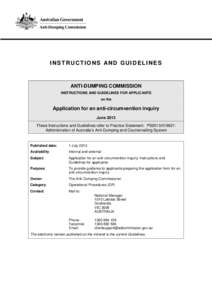 Microsoft Word - Instructions and Guidelines for applicants - Application for anti-circumvention inquiry