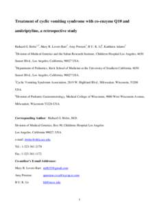 Headaches / Migraine / Amitriptyline / Cyclic vomiting syndrome / Medical diagnosis / Antidepressant / Medicine / Prevention of migraines / Tricyclic antidepressants / Health / Dibenzocycloheptenes