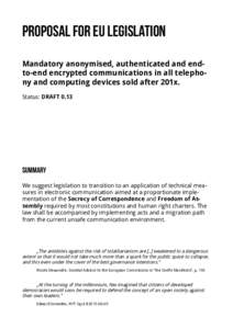 Cryptography / Privacy of telecommunications / Privacy / End-to-end encryption / Telecommunications / Information and communications technology / Computer network / Encryption / Secrecy of correspondence / Voice over IP / Technology / Electronics