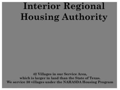 Interior Regional Housing Authority