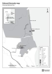 Edmund Kennedy map, Girramay National Park