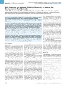 Research | Children’s Health  All EHP content is accessible to individuals with disabilities. A fully accessible (Section 508–compliant) HTML version of this article is available at http://dx.doi.orgehp.1306