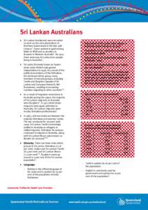 Sri Lankan Australian / Sri Lankan Tamil people / Demographics of Sri Lanka / Sri Lanka / Sinhalese people / Colombo / Sri Lankan Tamil diaspora / Sri Lankan diaspora / Ethnic groups in Sri Lanka / Asia