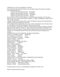 American Association of State Colleges and Universities / Knowledge / Eastern Connecticut State University / Windham /  Connecticut / University and college admission / Undergraduate education / High school / Harvard Extension School / Wesleyan University / Education / New England Association of Schools and Colleges / Educational stages