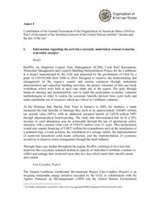 International relations / Physical geography / Ocean Governance / Organization of American States / Political geography / United Nations Convention on the Law of the Sea / International Seabed Authority / International waters / Integrated coastal zone management / Law of the sea / United Nations General Assembly observers / Oceanography