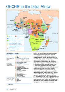 OHCHR in the field: Africa  Type of presence Location