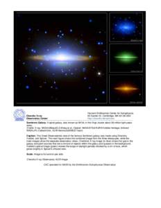 Chandra :: Photo Album :: Sombrero Galaxy :: Sombrero Galaxy ...