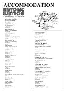 ACCOMMODATION www.historicwinton.org BENALLA v 3672 v Pop 9, 900 (196km NE Melb) GLIDER CITY Cnr. Old Sydney Rd &Witt St