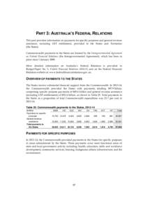 Government / Goods and Services Tax / Public economics / Australian Taxation Office / Taxation in Australia / Equalization payments / Economic policy