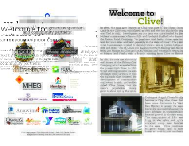 Welcome to is supported by our generous sponsors and community partners: Clive!