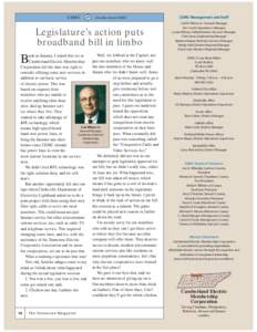 CEMC  Cumberland EMC Legislature’s action puts broadband bill in limbo