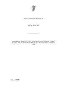 STATUTORY INSTRUMENTS  S.I. No. 306 of 2008 ————————