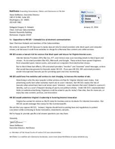 NetChoice	
  Promoting	
  Convenience,	
  Choice,	
  and	
  Commerce	
  on	
  The	
  Net	
   Steve	
  DelBianco,	
  Executive	
  Director	
   1401	
  K	
  St	
  NW,	
  Suite	
  502	
   Washington,	
  