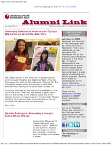 CSUDH Alumni Link November 2012