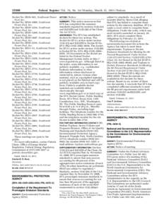 [removed]Federal Register / Vol. 76, No[removed]Monday, March 21, [removed]Notices Docket No. ER10–941, Southwest Power Pool, Inc.