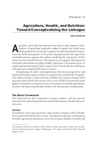 Food politics / Medicine / Food science / Agricultural policy / Food policy / Food / Agriculture / Nutritional economics / Leveraging Agriculture for Improving Nutrition and Health / Health / Nutrition / Food and drink