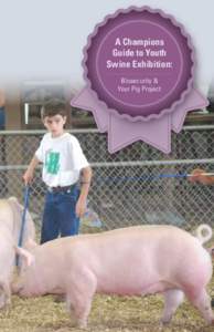 A Champions Guide to Youth Swine Exhibition: Biosecurity & Your Pig Project