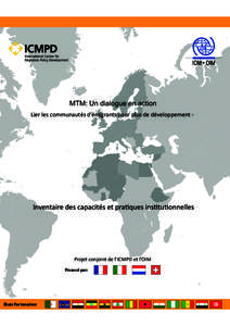 MTM: Un dialogue en action Lier les communautés d’émigrants pour plus de développement - Projet conjoint de l’ICMPD et l’OIM Financé par: