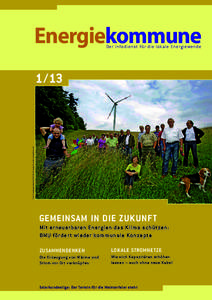 Energiekommune Der Infodienst für die lokale Energiewende Foto: Energiegenossenschaft Starkenburg eG, www.energiestark.de  1/13