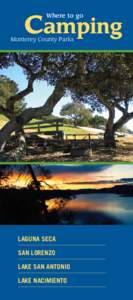Camping Where to go Monterey County Parks  Laguna Seca