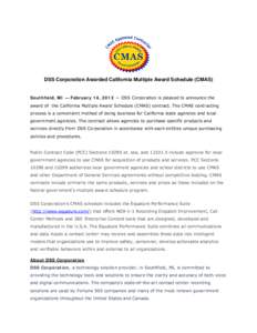 Microsoft Word - CMAS Press Release R1.docx