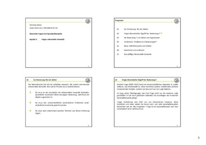 Microsoft PowerPoint - W10 03 Sprache Frege Bedeutung FIN.ppt