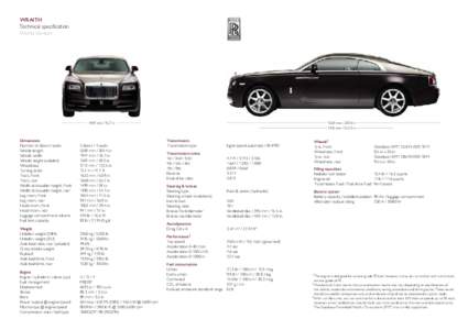wraith Technical specification World Version