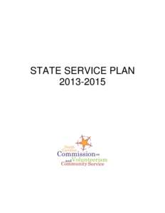 STATE SERVICE PLAN[removed] TABLE OF CONTENTS  Executive Summary