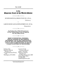 Class action / September 11th Victim Compensation Fund / Feinberg / Petroleum / Economy of the United Kingdom / United Kingdom / BP / Kenneth Feinberg / Deepwater Horizon oil spill