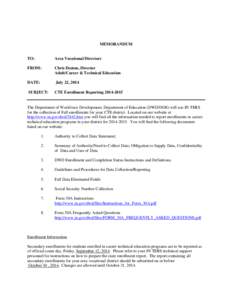 Microsoft Word - CTE_Enrollment_Reporting.doc
