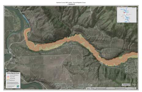 Spokane County SMP Update: Channel Migration Zones L Spokane R Locator Map Spr ingda le