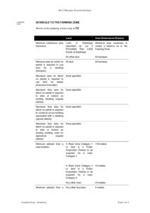 WEST WIMMERA PLANNING SCHEME[removed]VC49  SCHEDULE TO THE FARMING ZONE