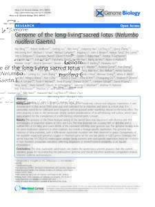 Ming et al. Genome Biology 2013, 14:R41 http://genomebiology.comR41 RESEARCH  Open Access