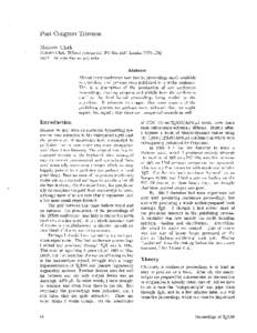 Typesetting / Typography / Application software / Academic publishing / TeX / Proceedings / Computer font / Metafont / Publishing / Digital typography / Donald Knuth